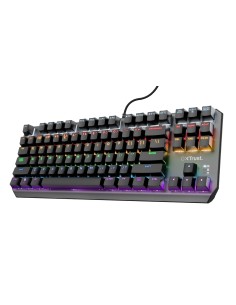 Trust GXT 834 CALLAZ teclado Juego USB QWERTY Negro