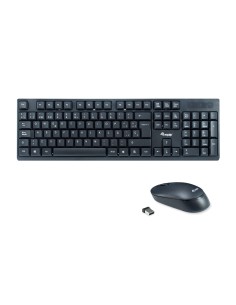Equip 245221 teclado Ratón incluido Oficina RF inalámbrico QWERTY Español Negro