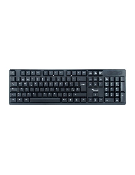 Equip 245221 teclado Ratón incluido Oficina RF inalámbrico QWERTY Español Negro
