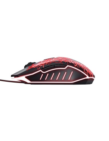 Trust GXT 105X Izza ratón Juego Ambidextro USB tipo A Óptico 4000 DPI