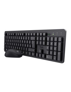Trust TKM-360 teclado Ratón incluido Oficina RF inalámbrico QWERTY Español Negro