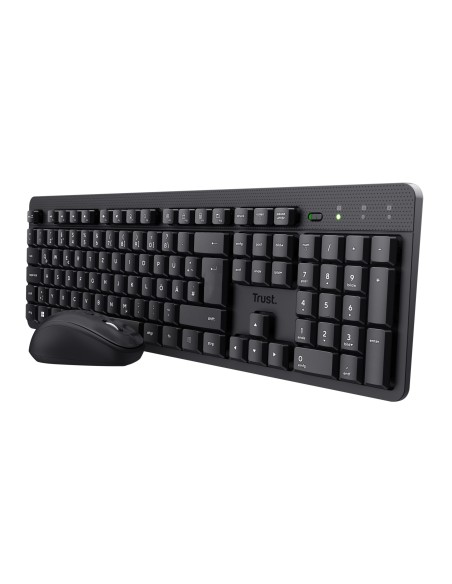 Trust TKM-360 teclado Ratón incluido Oficina RF inalámbrico QWERTY Español Negro