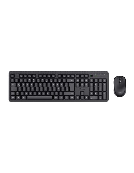 Trust TKM-360 teclado Ratón incluido Oficina RF inalámbrico QWERTY Español Negro
