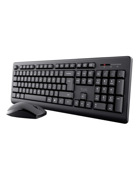 Trust Primo teclado Ratón incluido Oficina RF inalámbrico QWERTY Español Negro