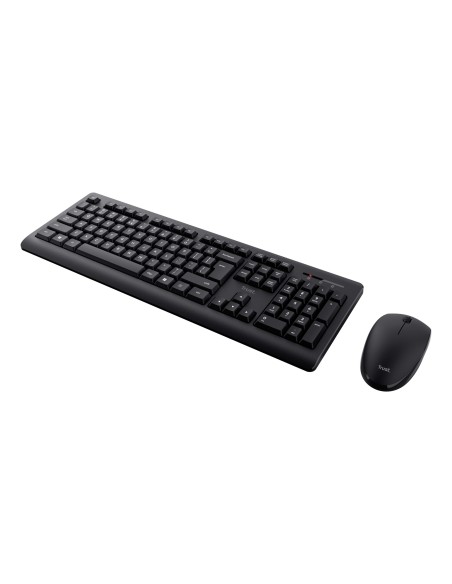 Trust Primo teclado Ratón incluido Oficina RF inalámbrico QWERTY Español Negro