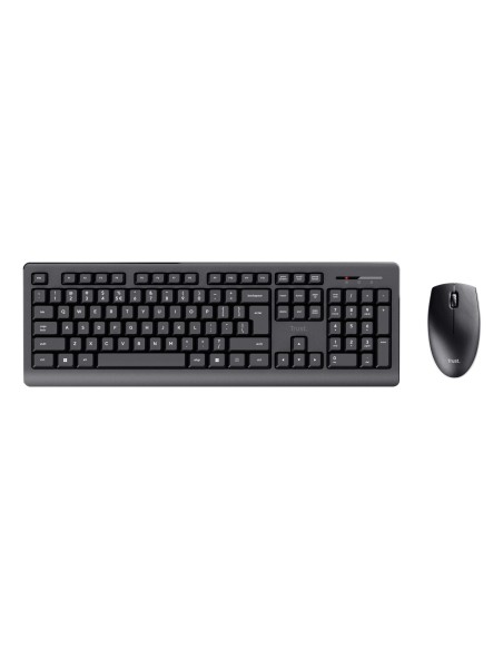 Trust Primo teclado Ratón incluido Oficina RF inalámbrico QWERTY Español Negro