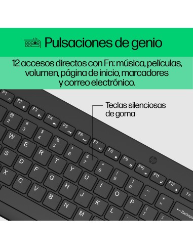 HP Combinación de teclado y ratón inalámbricos 330