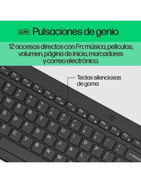 HP Combinación de teclado y ratón inalámbricos 330