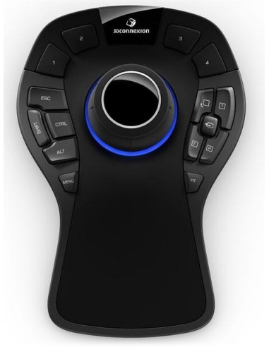 3Dconnexion SpaceMouse Pro USB Negro, Gris