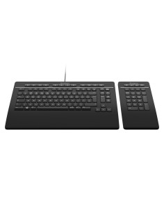 3Dconnexion Keyboard Pro with Numpad teclado Oficina USB + RF Wireless + Bluetooth QWERTY Internacional de EE.UU. Negro 2