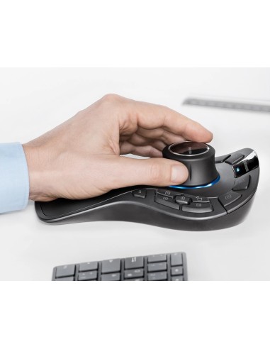 3Dconnexion SpaceMouse Pro Wireless – BLUETOOTH ratón Oficina 6DoF