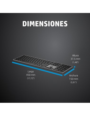 HP Teclado inalámbrico de modo dual 975