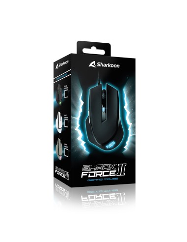 Sharkoon SHARK Force II ratón Juego mano derecha USB tipo A Óptico 4200 DPI
