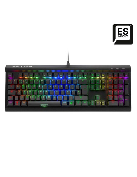 Sharkoon SKILLER SGK60 teclado Juego USB QWERTY Español Negro