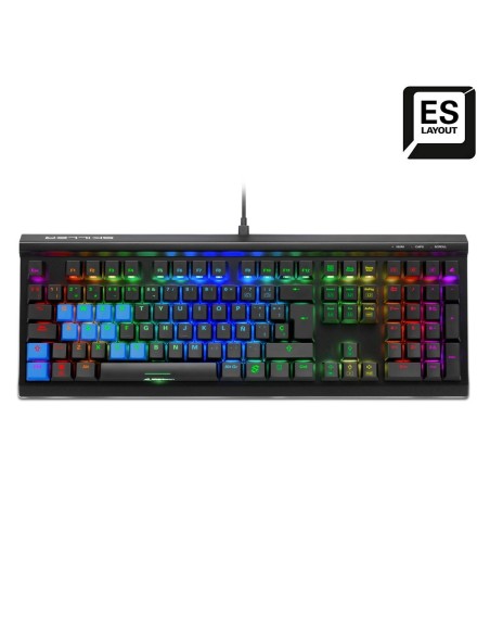 Sharkoon SKILLER SGK60 teclado Juego USB QWERTY Español Negro