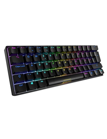 Sharkoon SGK50 S4 teclado Juego USB QWERTY Portugués Negro