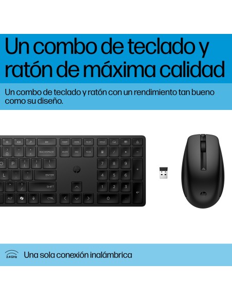 HP Conjunto de teclado y ratón inalámbricos 655