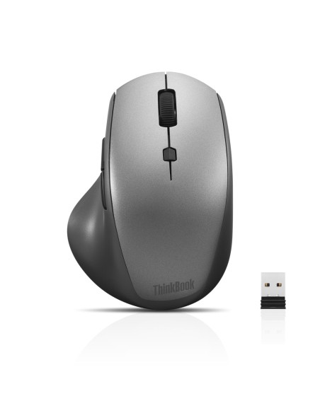 Lenovo 4Y50V81591 ratón Oficina mano derecha RF inalámbrico Óptico 2400 DPI