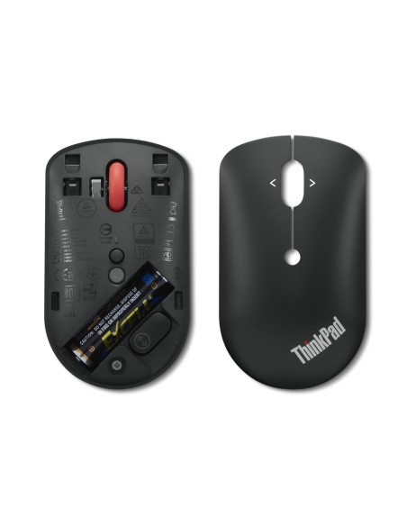 Lenovo ThinkPad USB-C Wireless Compact ratón Oficina Ambidextro RF inalámbrico Óptico 2400 DPI