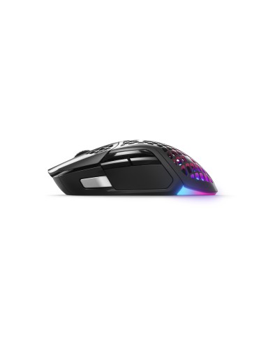 Steelseries Aerox 5 Wireless ratón Oficina mano derecha Bluetooth Óptico 18000 DPI