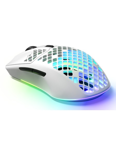 Steelseries Aerox 3 Wireless ratón Juego mano derecha RF Wireless + Bluetooth Óptico 18000 DPI