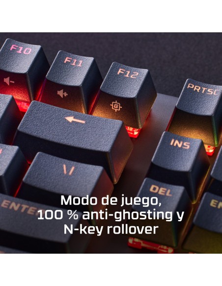 HyperX Teclado mecánico gaming Alloy Origins PBT HX rojo