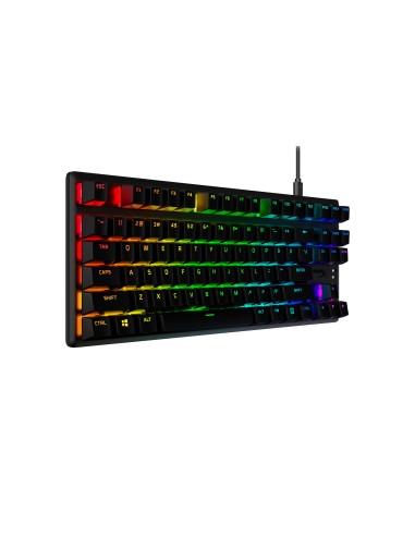 Teclado mecánico gaming HyperX Alloy Origins Core PBT HX rojo