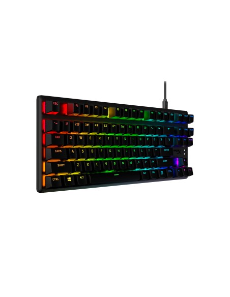 Teclado mecánico gaming HyperX Alloy Origins Core PBT HX rojo