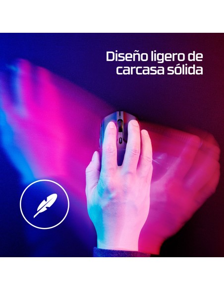 HyperX Pulsefire Haste 2  ratón gaming inalámbrico (blanco)