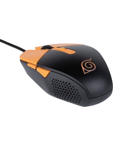 Konix Naruto KX GAMING MOUSE ratón Juego Ambidextro USB tipo A Óptico 3600 DPI