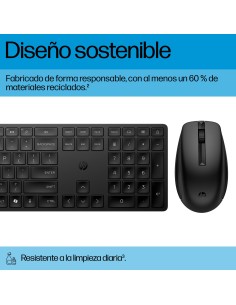 HP Conjunto de teclado y ratón inalámbricos 655 2