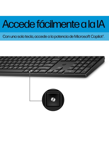 HP Conjunto de teclado y ratón inalámbricos 655