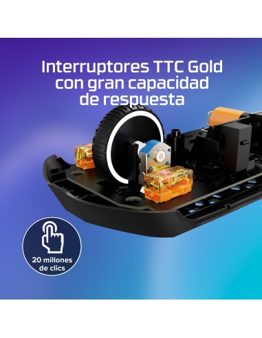 HyperX Pulsefire Haste 2 Core inalámbricos  ratón gaming (negro negro)