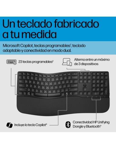 HP Teclado de modo dual 685 Comfort