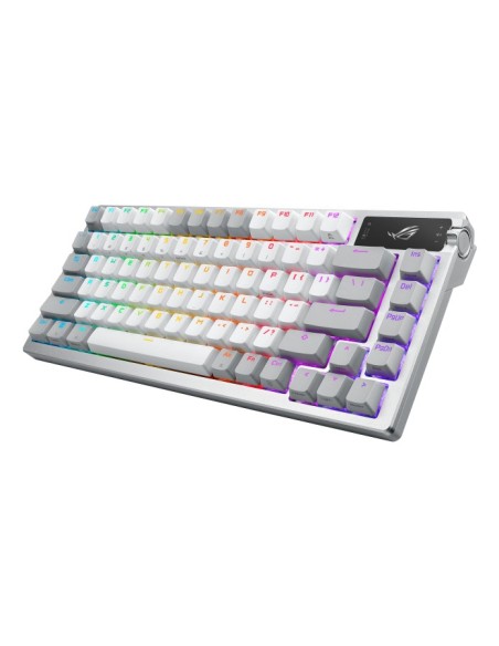ASUS ROG Azoth teclado Juego RF Wireless + Bluetooth QWERTY Blanco