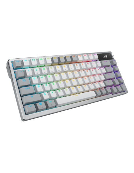 ASUS ROG Azoth teclado Juego RF Wireless + Bluetooth QWERTY Blanco