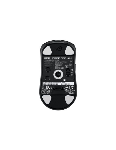 ASUS ROG Harpe Ace Mini ratón Juego Ambidextro RF Wireless + Bluetooth + USB Type-C Óptico 42000 DPI