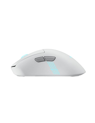 ASUS ROG Keris II Origin WHT ratón Juego mano derecha RF Wireless + Bluetooth + USB Type-A Óptico 42000 DPI