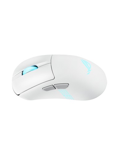 ASUS ROG Keris II Origin WHT ratón Juego mano derecha RF Wireless + Bluetooth + USB Type-A Óptico 42000 DPI