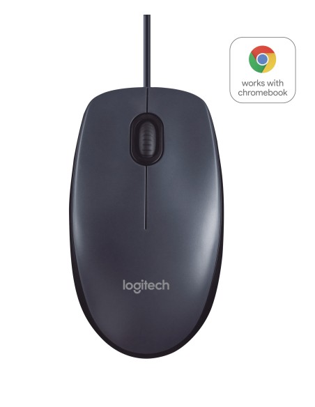 Logitech B100 ratón Oficina Ambidextro USB tipo A Óptico 800 DPI
