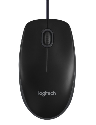 Logitech B100 ratón Oficina Ambidextro USB tipo A Óptico 800 DPI