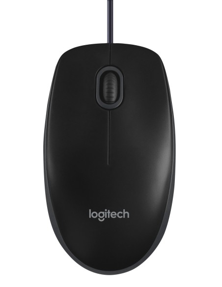 Logitech B100 ratón Oficina Ambidextro USB tipo A Óptico 800 DPI