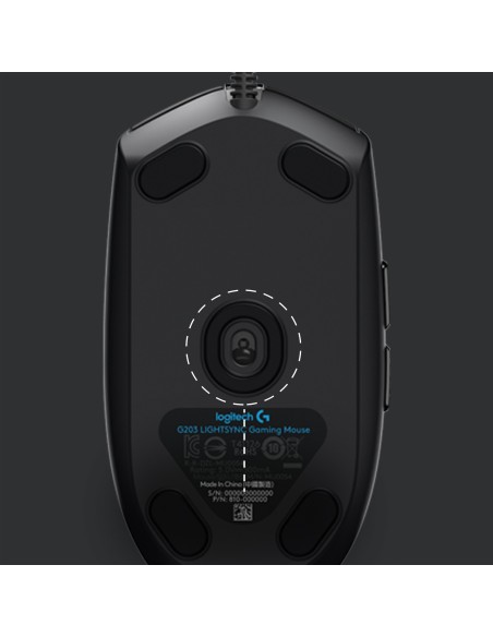 Logitech G 910-005796 ratón Juego USB tipo A 8000 DPI