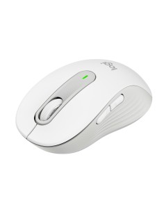 Logitech Signature M650 for Business, Ratón inalámbrico, Para manos pequeñas medianas, Logi Bolt, Bluetooth, SmartWheel, Blanco