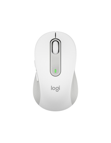 Logitech Signature M650 for Business, Ratón inalámbrico, Para manos pequeñas medianas, Logi Bolt, Bluetooth, SmartWheel, Blanco