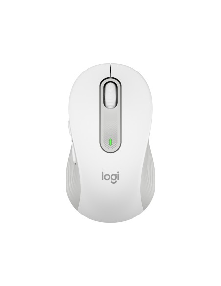 Logitech Signature M650 for Business, Ratón inalámbrico, Para manos pequeñas medianas, Logi Bolt, Bluetooth, SmartWheel, Blanco