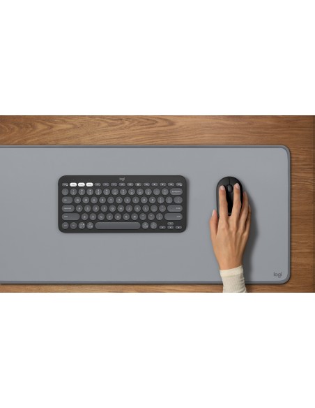 Logitech 910-007015 ratón Viajes Ambidextro RF Wireless + Bluetooth Óptico 4000 DPI