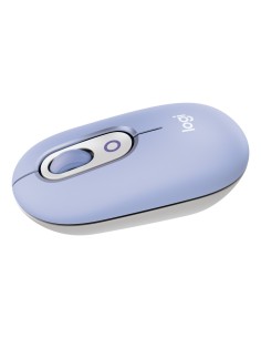 Logitech POP Mouse, ratón inalámbrico Bluetooth compacto y portátil con botones programables y clics discretos, tecnología