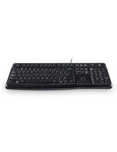 Logitech Keyboard K120 for Business teclado Universal USB QWERTZ Checa Negro