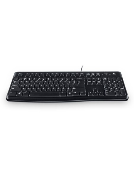 Logitech Keyboard K120 for Business teclado Universal USB QWERTZ Checa Negro